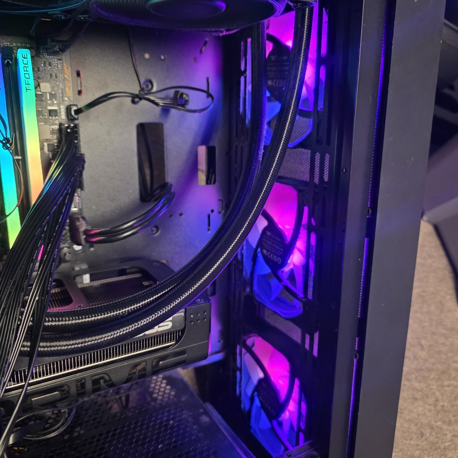 Actual computer cabling and hardware work by Taz's Tech Town