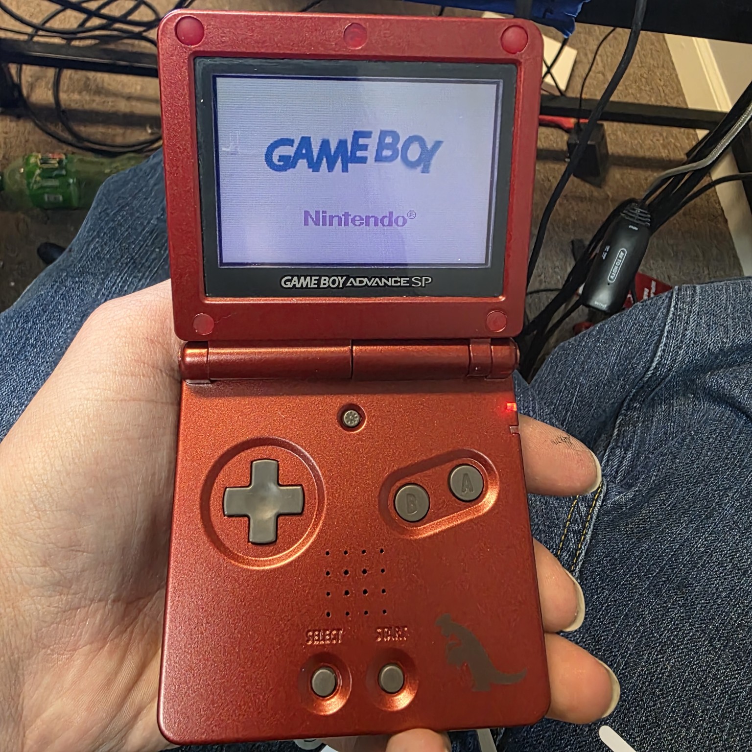 Retro Game Boy handheld system